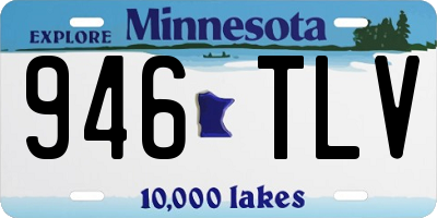 MN license plate 946TLV