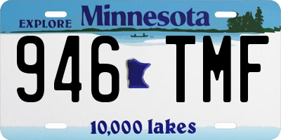 MN license plate 946TMF