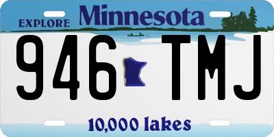 MN license plate 946TMJ