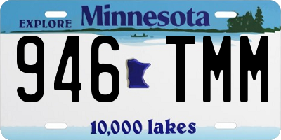 MN license plate 946TMM