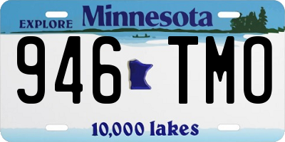 MN license plate 946TMO