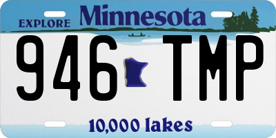 MN license plate 946TMP