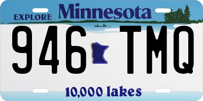 MN license plate 946TMQ