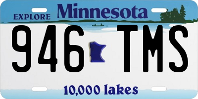 MN license plate 946TMS