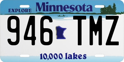 MN license plate 946TMZ