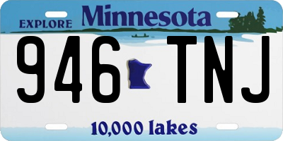 MN license plate 946TNJ