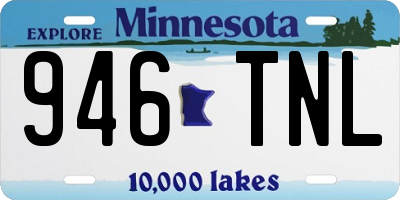 MN license plate 946TNL