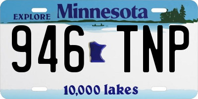 MN license plate 946TNP