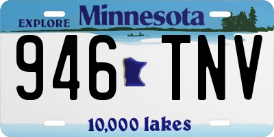MN license plate 946TNV