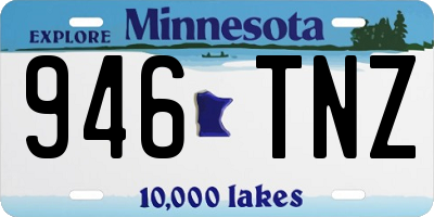 MN license plate 946TNZ