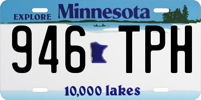 MN license plate 946TPH