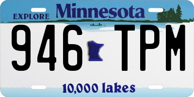 MN license plate 946TPM