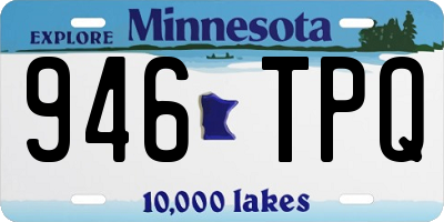 MN license plate 946TPQ