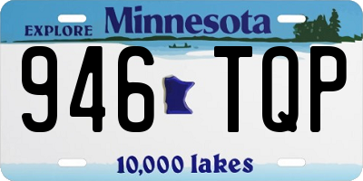 MN license plate 946TQP