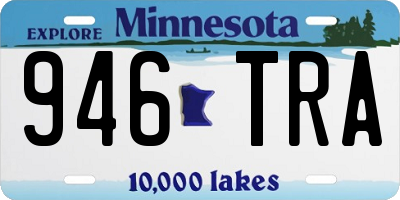 MN license plate 946TRA