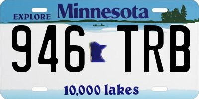 MN license plate 946TRB
