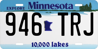 MN license plate 946TRJ