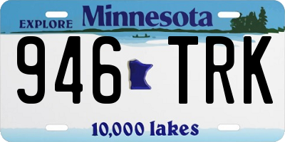MN license plate 946TRK
