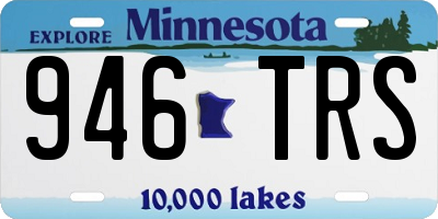 MN license plate 946TRS