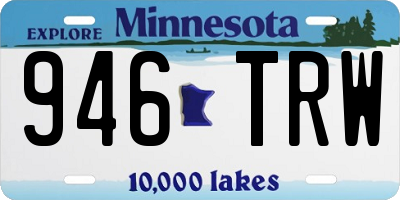 MN license plate 946TRW