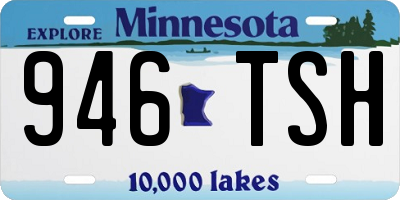 MN license plate 946TSH