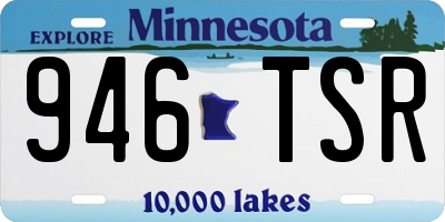 MN license plate 946TSR