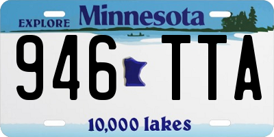 MN license plate 946TTA