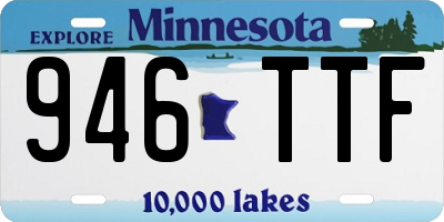 MN license plate 946TTF