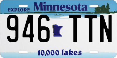 MN license plate 946TTN