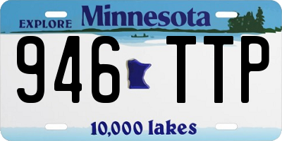 MN license plate 946TTP