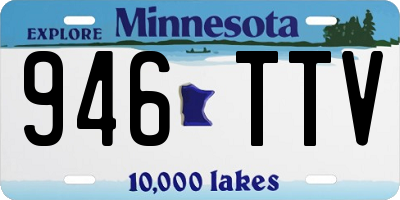 MN license plate 946TTV