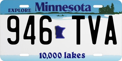 MN license plate 946TVA