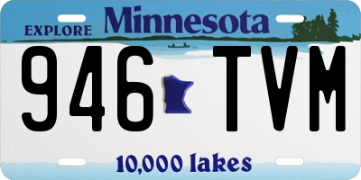 MN license plate 946TVM