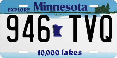 MN license plate 946TVQ