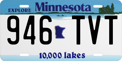 MN license plate 946TVT