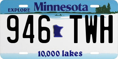 MN license plate 946TWH