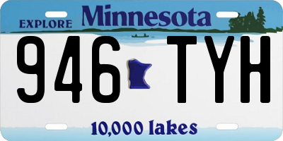 MN license plate 946TYH