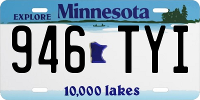 MN license plate 946TYI
