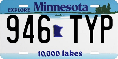 MN license plate 946TYP