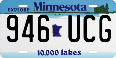 MN license plate 946UCG