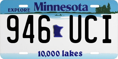 MN license plate 946UCI