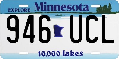 MN license plate 946UCL