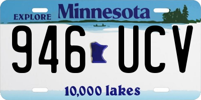 MN license plate 946UCV