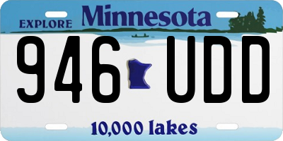 MN license plate 946UDD