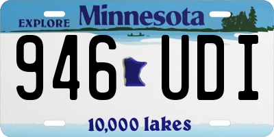 MN license plate 946UDI