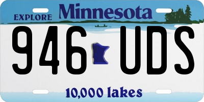 MN license plate 946UDS