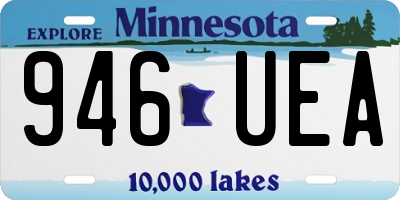 MN license plate 946UEA