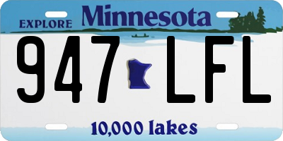 MN license plate 947LFL