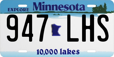 MN license plate 947LHS