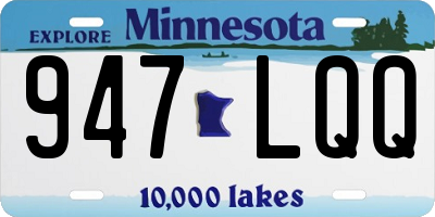 MN license plate 947LQQ